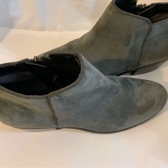 Sam Edelman Suede Gray Women's Ankle boots. Size 8.5M - Picture 3 of 13